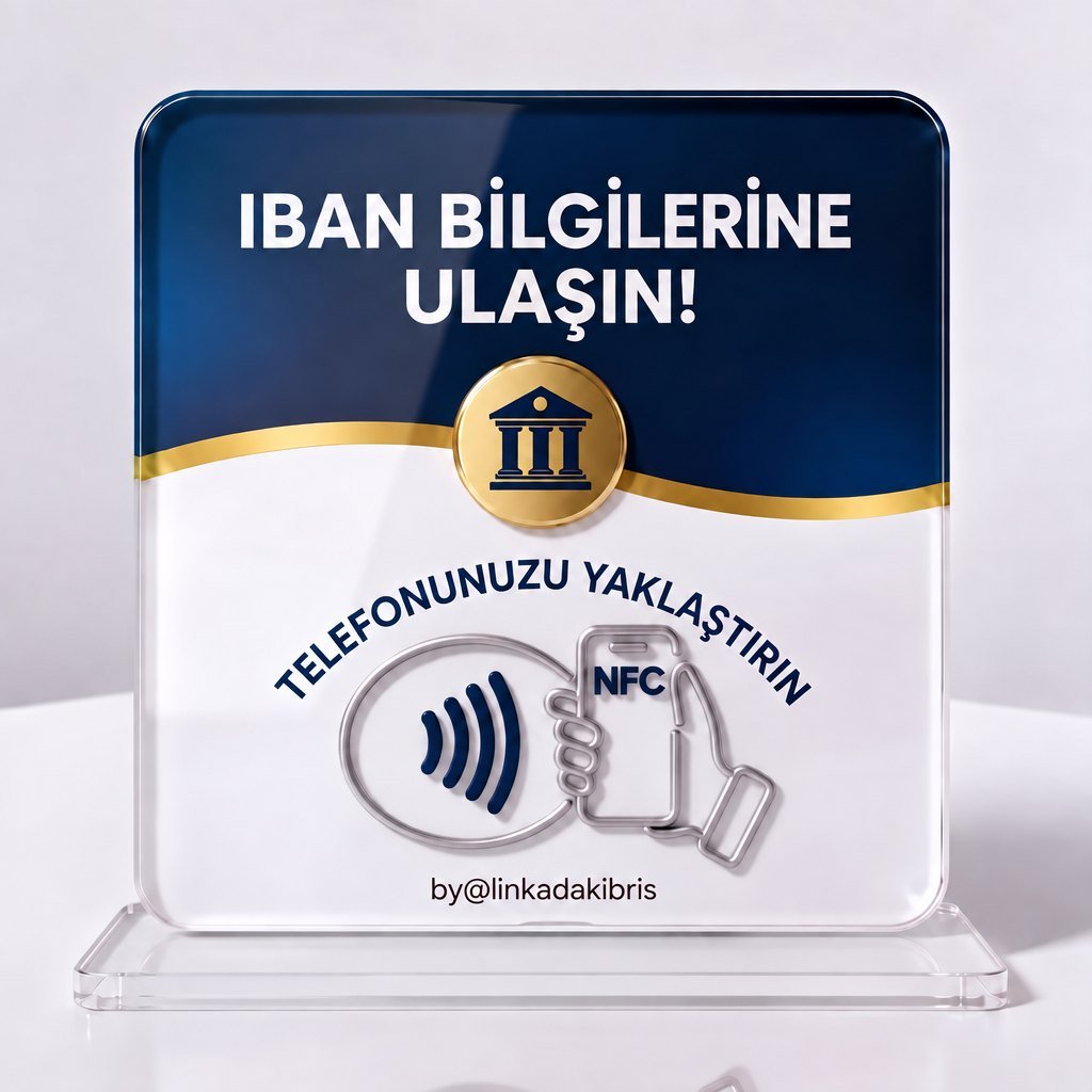 Link Ada Kıbrıs NFC IBAN standı