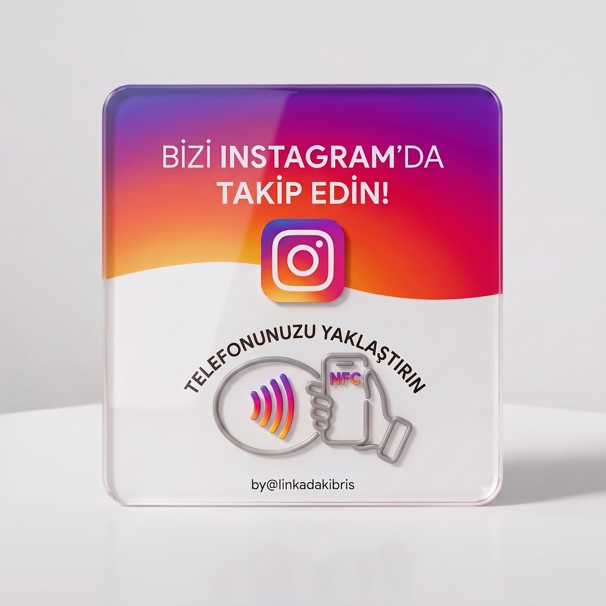 NFC Instagram Takip Standı